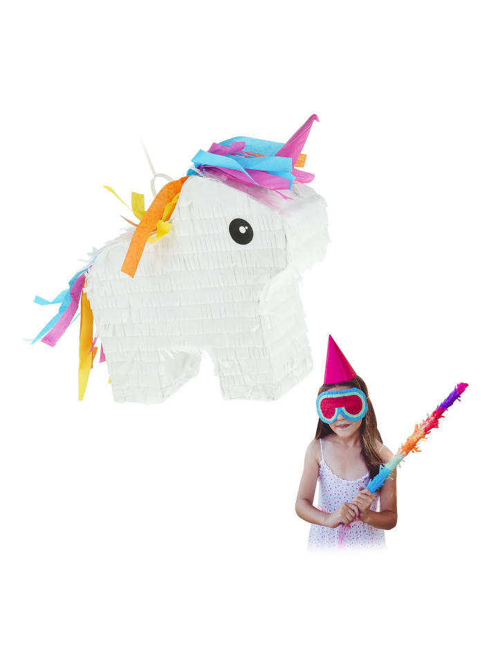 relaxdays Mini-Pinata in Bunt - (B)24x (H)25 x (T)7 cm günstig kaufen onesize