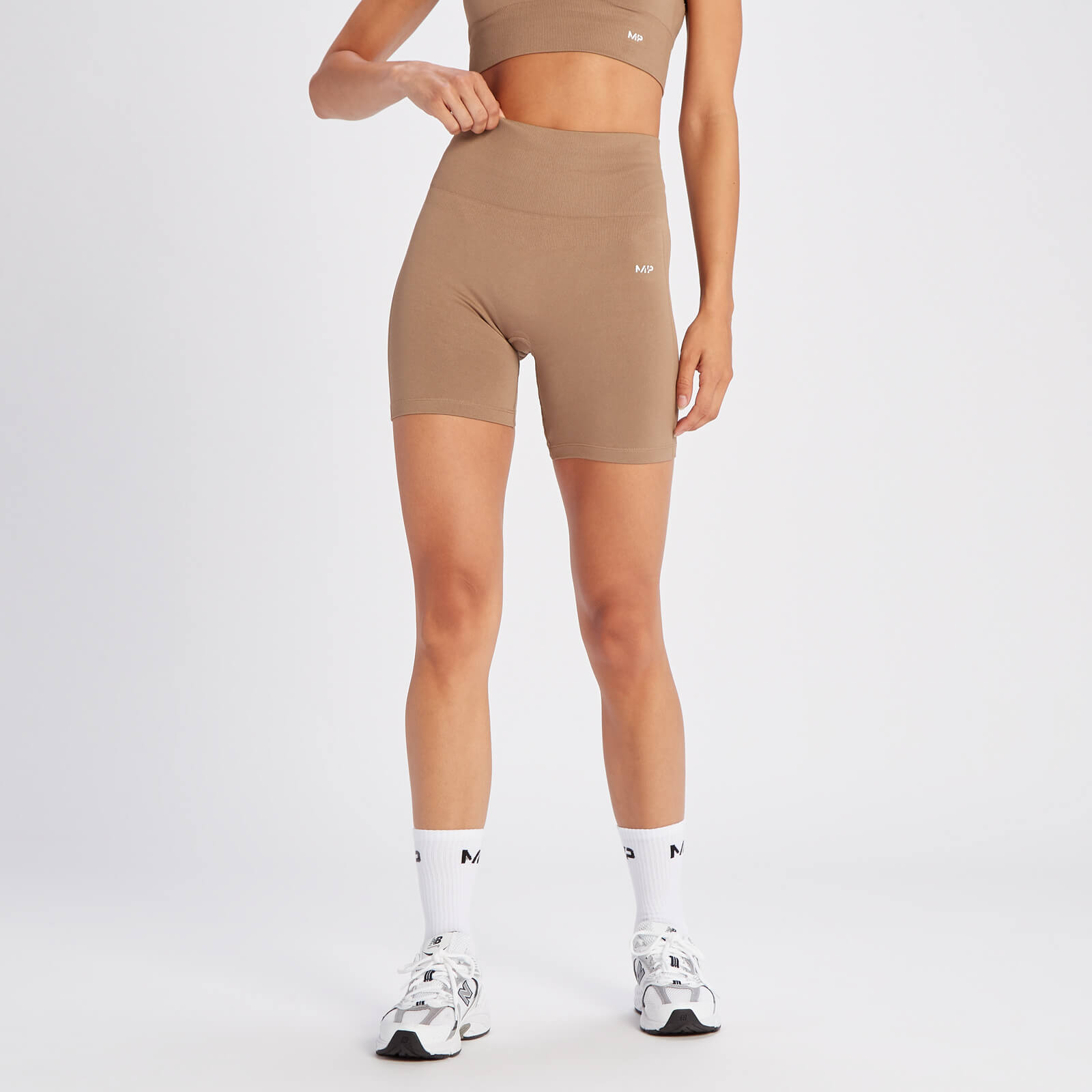 Cycliste sans coutures MP Shape pour femmes – Caramel