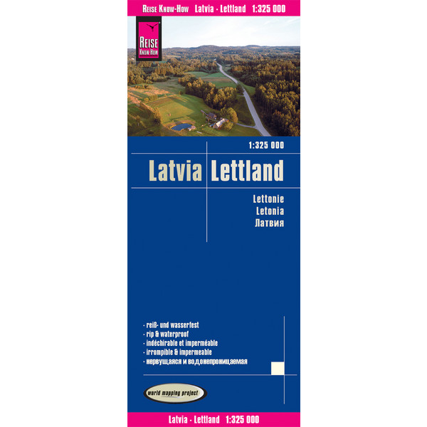 RKH WMP LETTLAND 1:325.000 - Straßenkarte