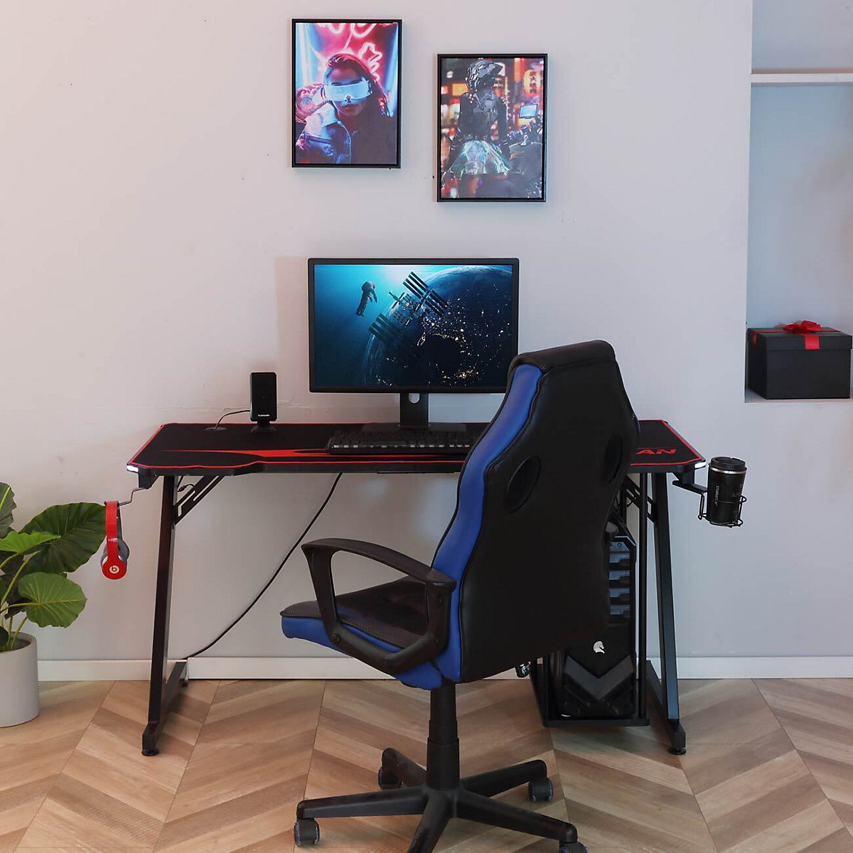 Gaming Tisch TITAN LED Beleuchtung