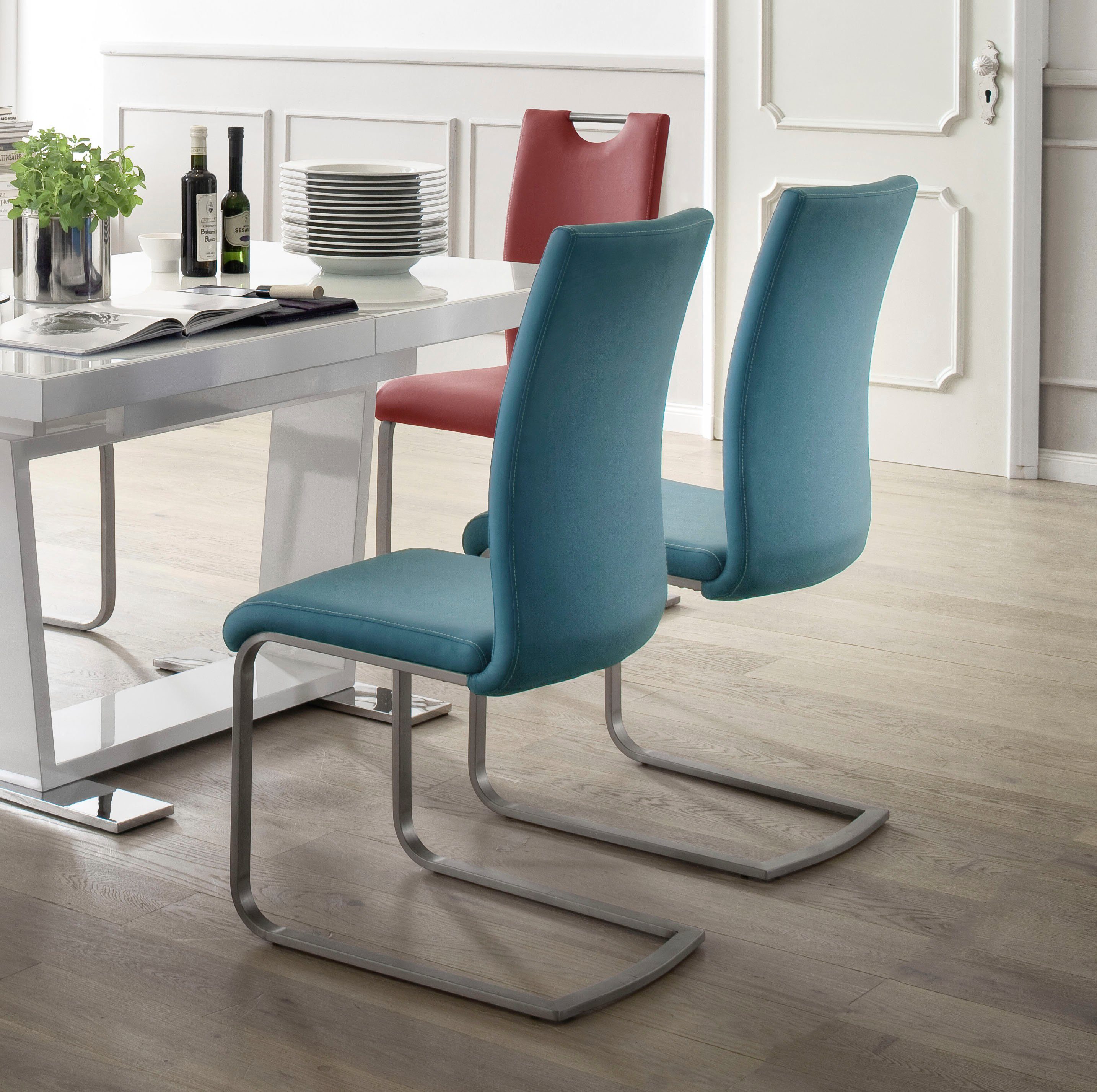 MCA furniture Freischwinger Paulo (Set, 4 St), Stuhl belastbar bis 120 kg