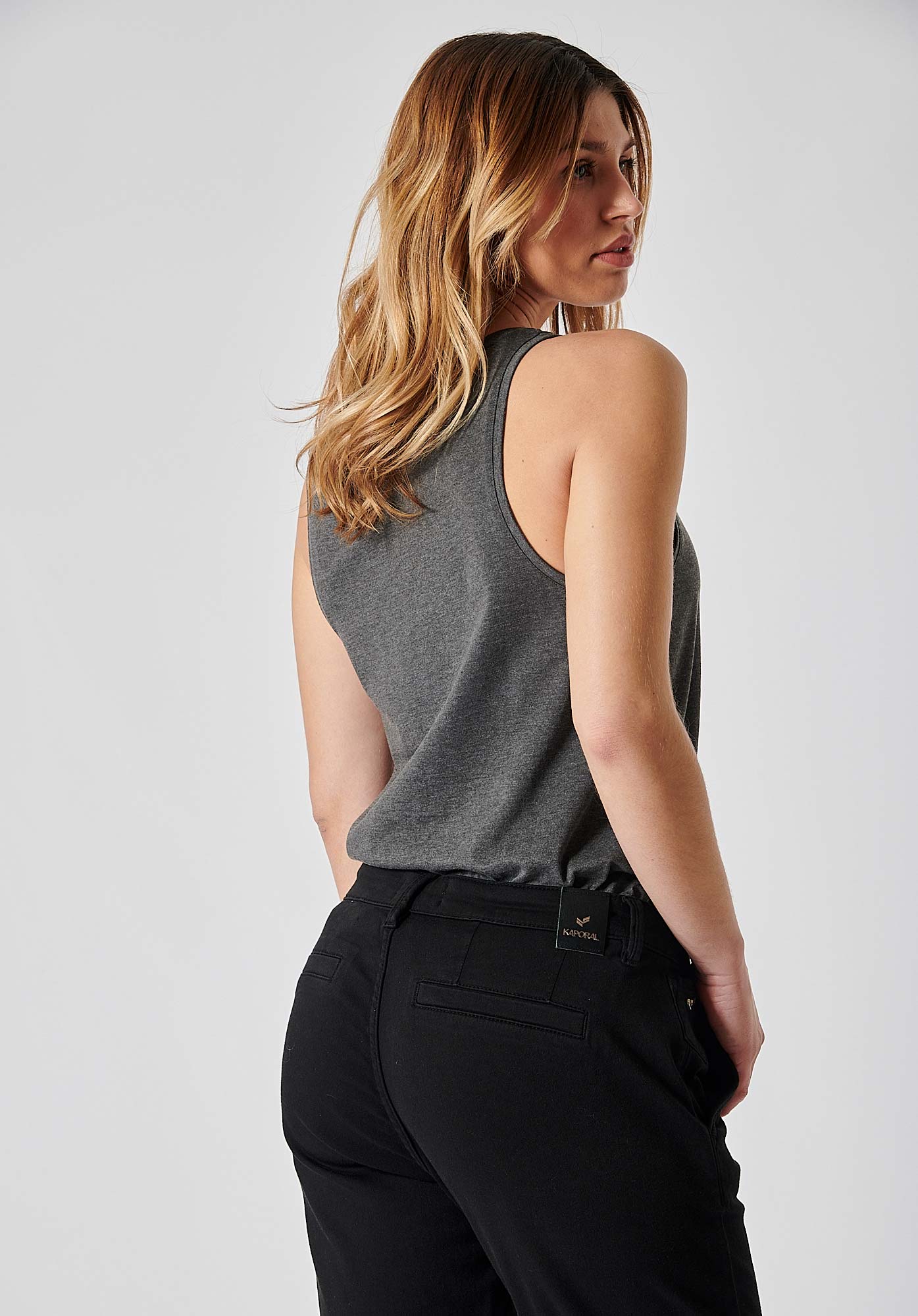 FAON   Débardeur gris femme