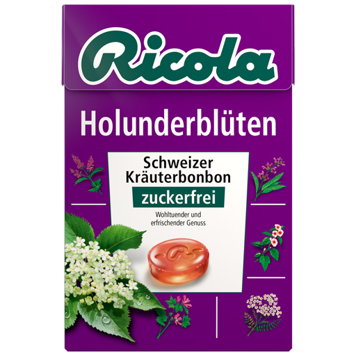 RICOLA o.Z.Box Holunderblüten Bonbons  50 g  Bonbons