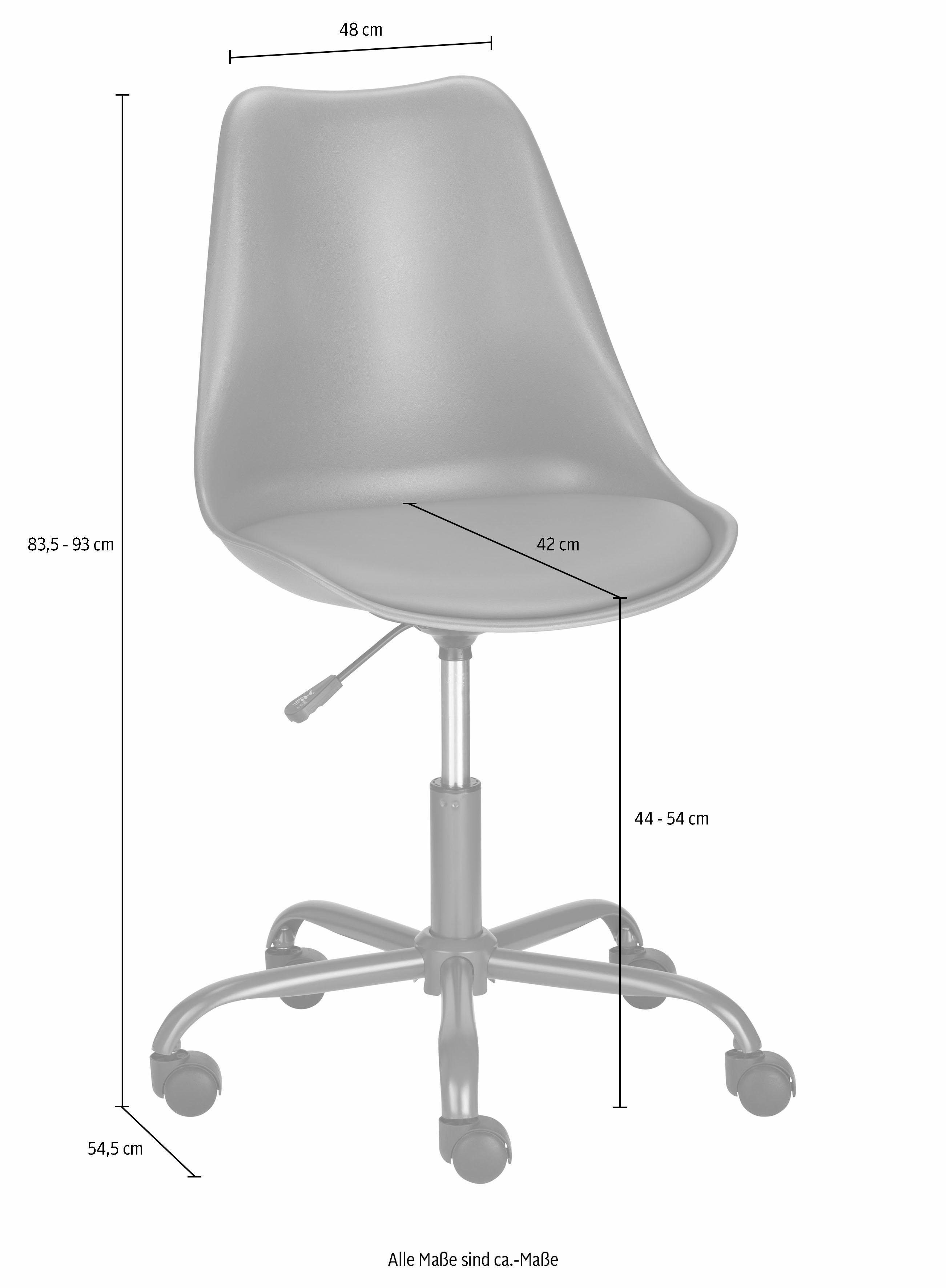 INOSIGN Bürostuhl Donny, gepolsterter Schreibtischstuhl im modernen Design