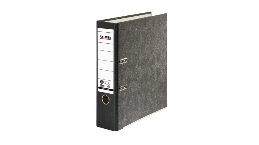 Ordner Pappe A4 8cm schwarz