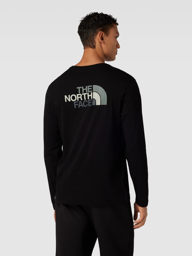 Longsleeve mit Label-Print in schwarz