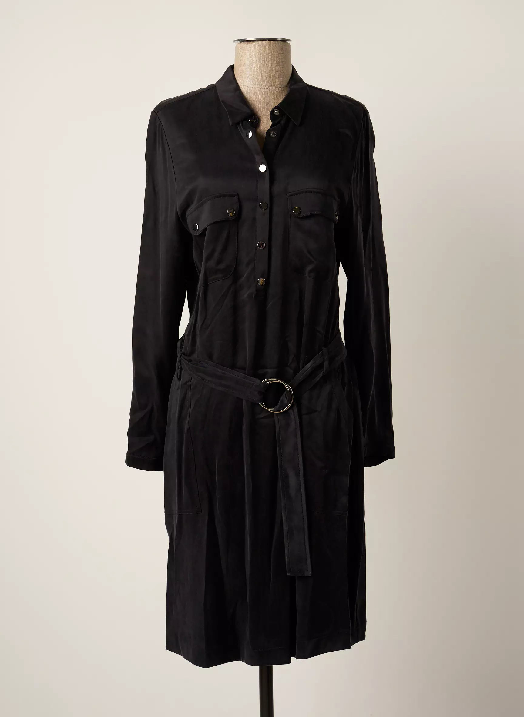 Eva Kayan Robes Mi Longues Femme couleur noir
