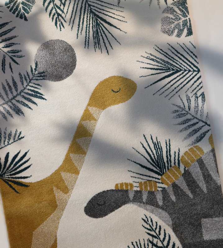 Tapis dinosaures 120x170cm SENSAKU