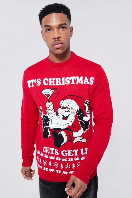 Lets Get Lit Weihnachtspullover