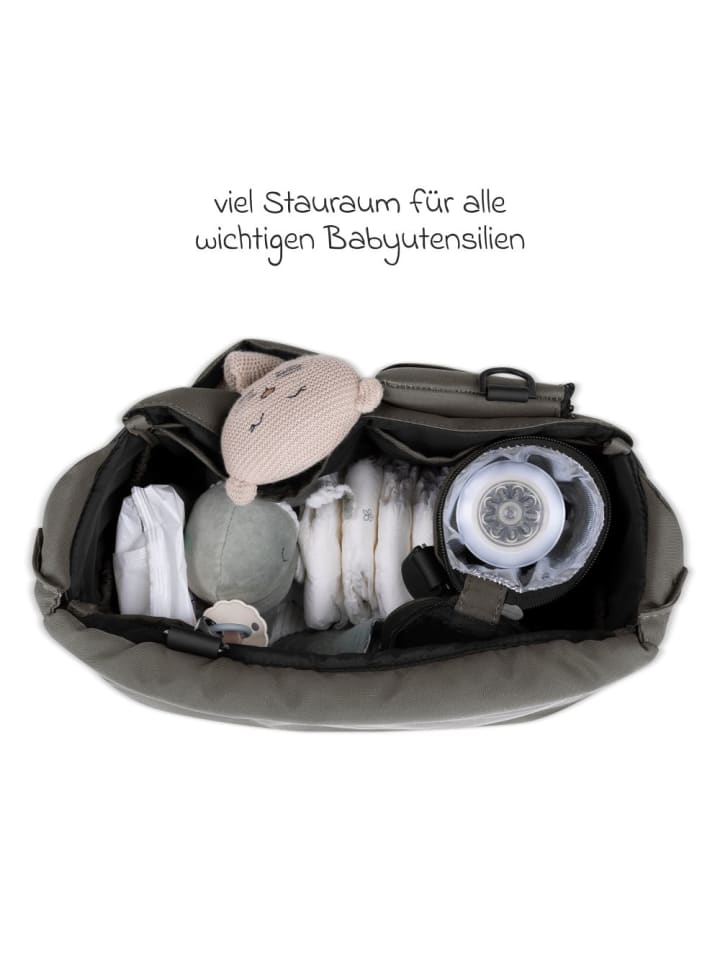 ABC-Design Wickeltasche Urban - inkl. Wickelunterlage in grau günstig kaufen onesize
