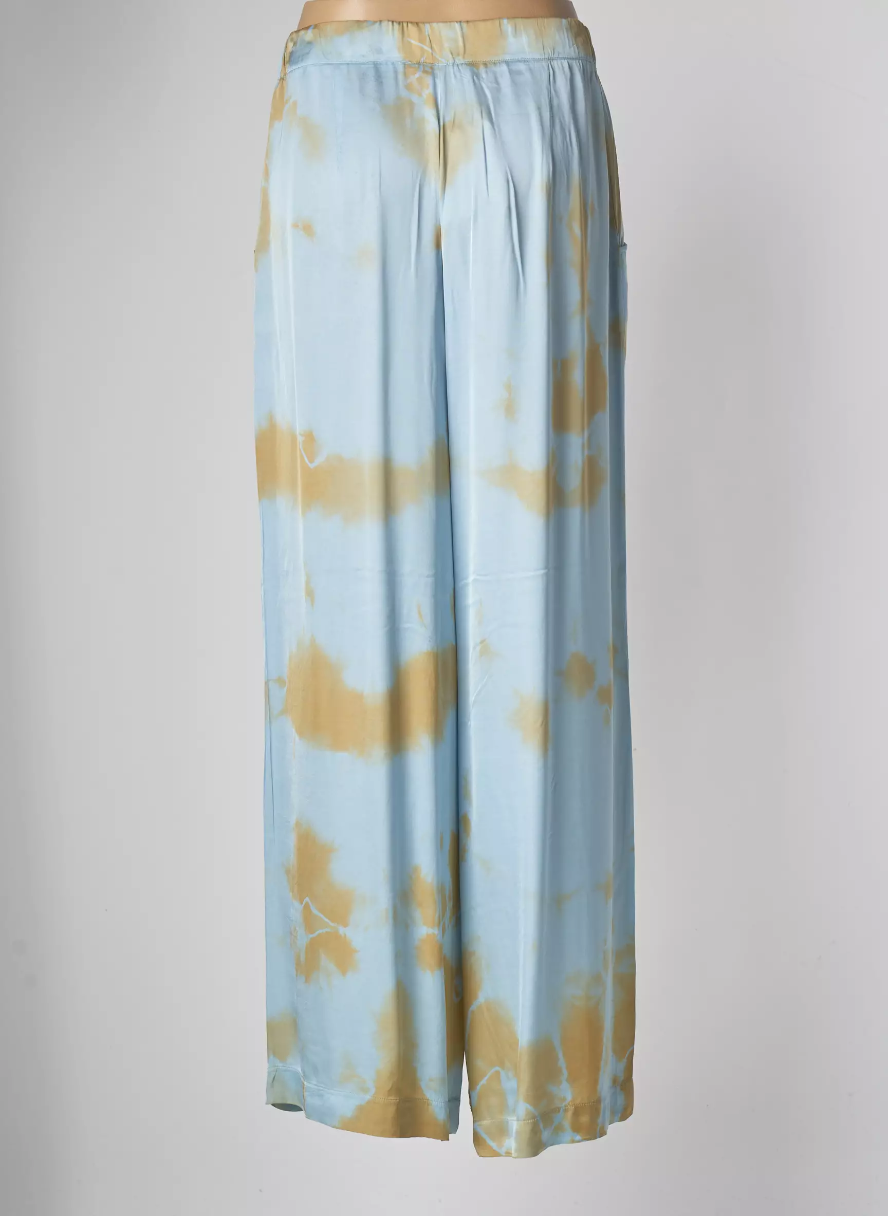 Lauren Vidal Pantalons Larges Femme couleur bleu