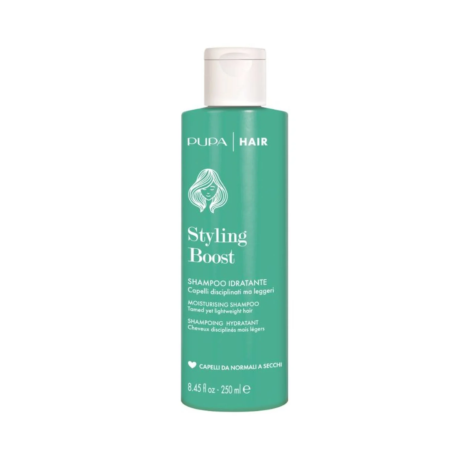 „Pupa Hair Styling Boost“ drėkinamasis šampūnas – maitinamasis šampūnas, švelnus šampūnas