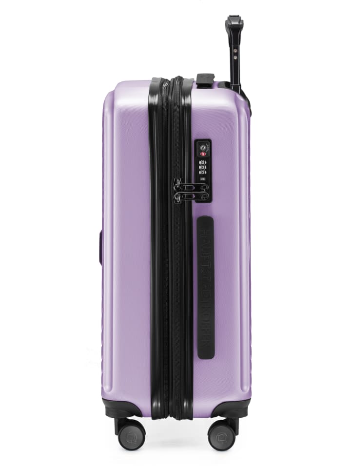 Hauptstadtkoffer Mitte - Handgepäck Bordgepäck-Trolley Koffer, TSA, in Flieder günstig kaufen S