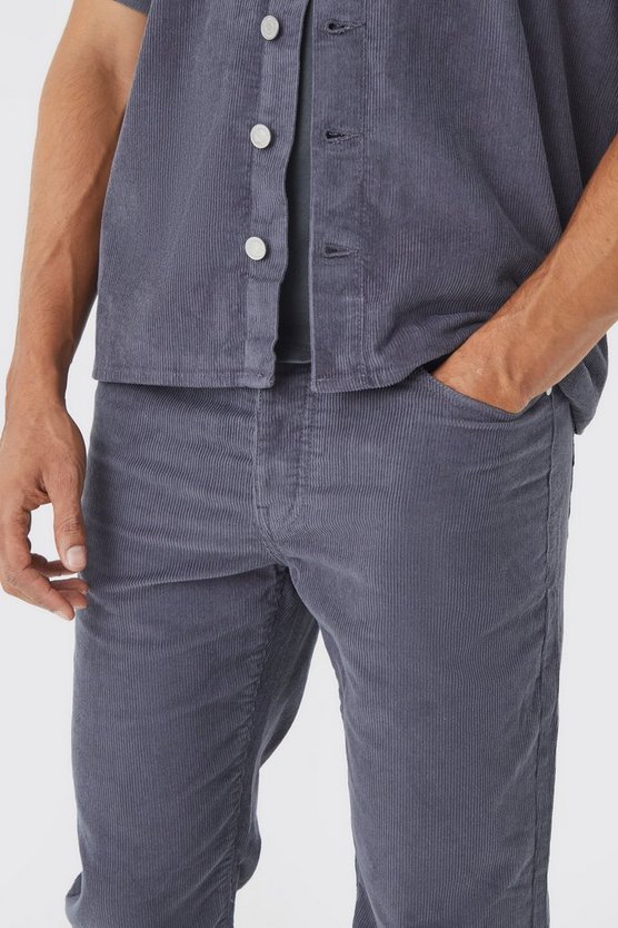 Lockere Cord-Hose