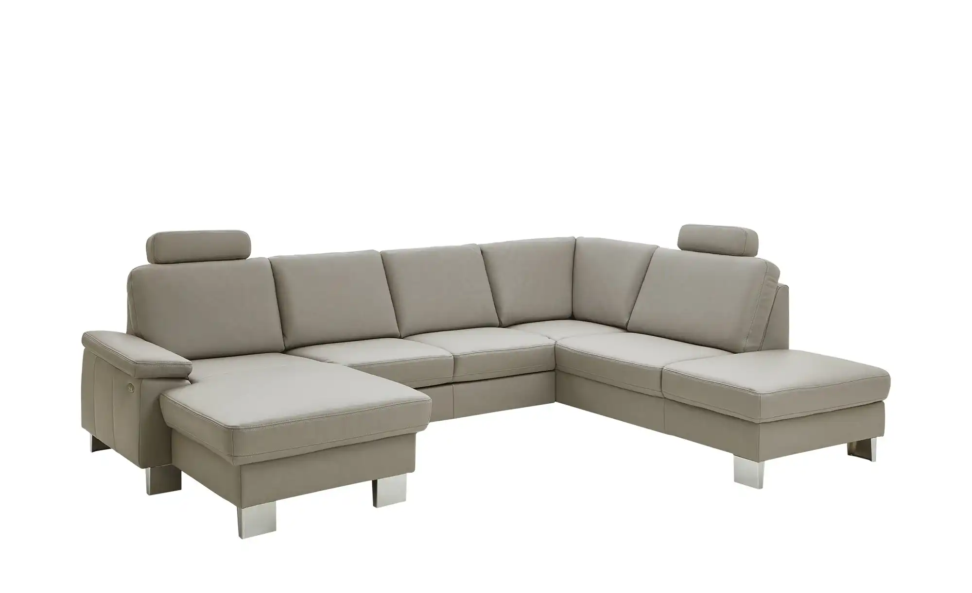 Kollektion Kraft Wohnlandschaft mit Sitz- und Rückenbezug aus Echtleder Samu-L