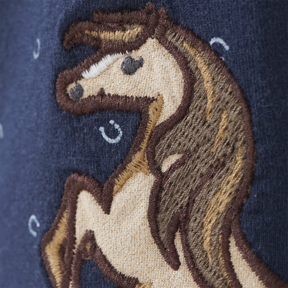 Mädchen Leggings mit Pferde-Applikation