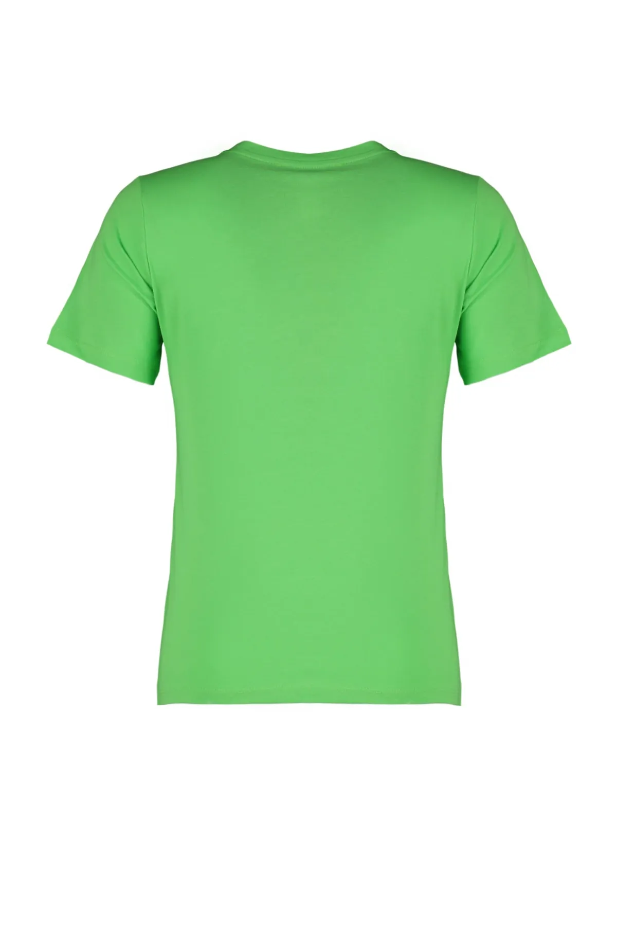 Trendyol Collection  Grünes Basic-Strick-T-Shirt mit Rundhalsausschnitt aus 100 % Baumwolle TWOSS23TS00000