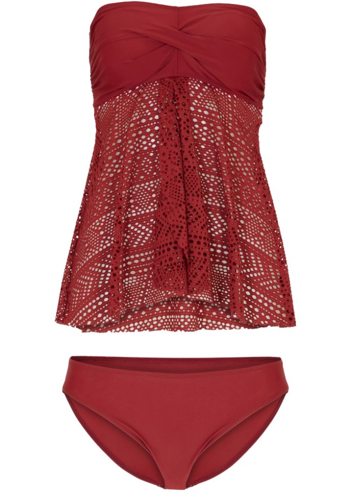 Long Bandeau Tankini (2-tlg. Set)
