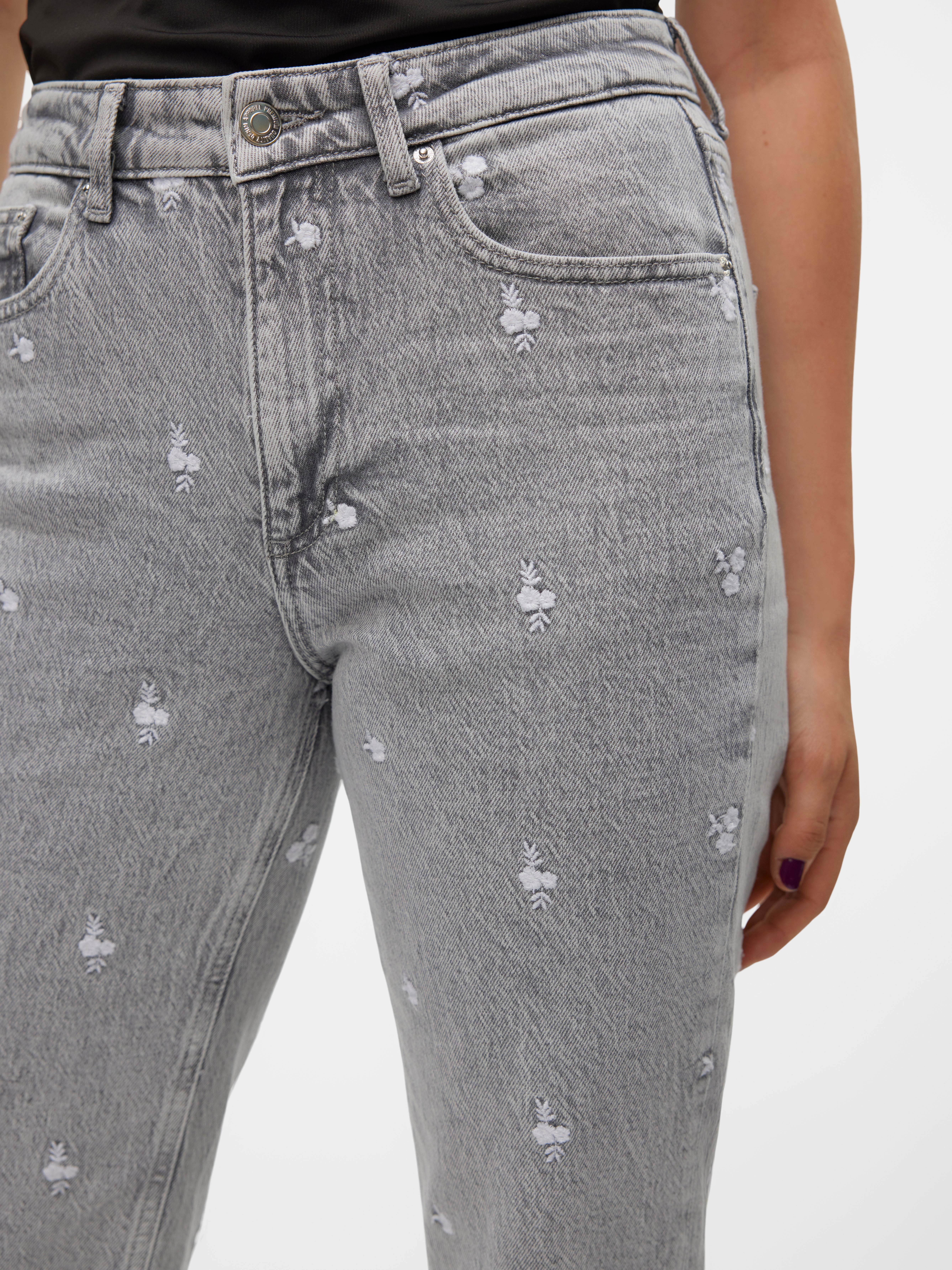 VMTESSA Hohe Taille Gerade geschnitten Jeans