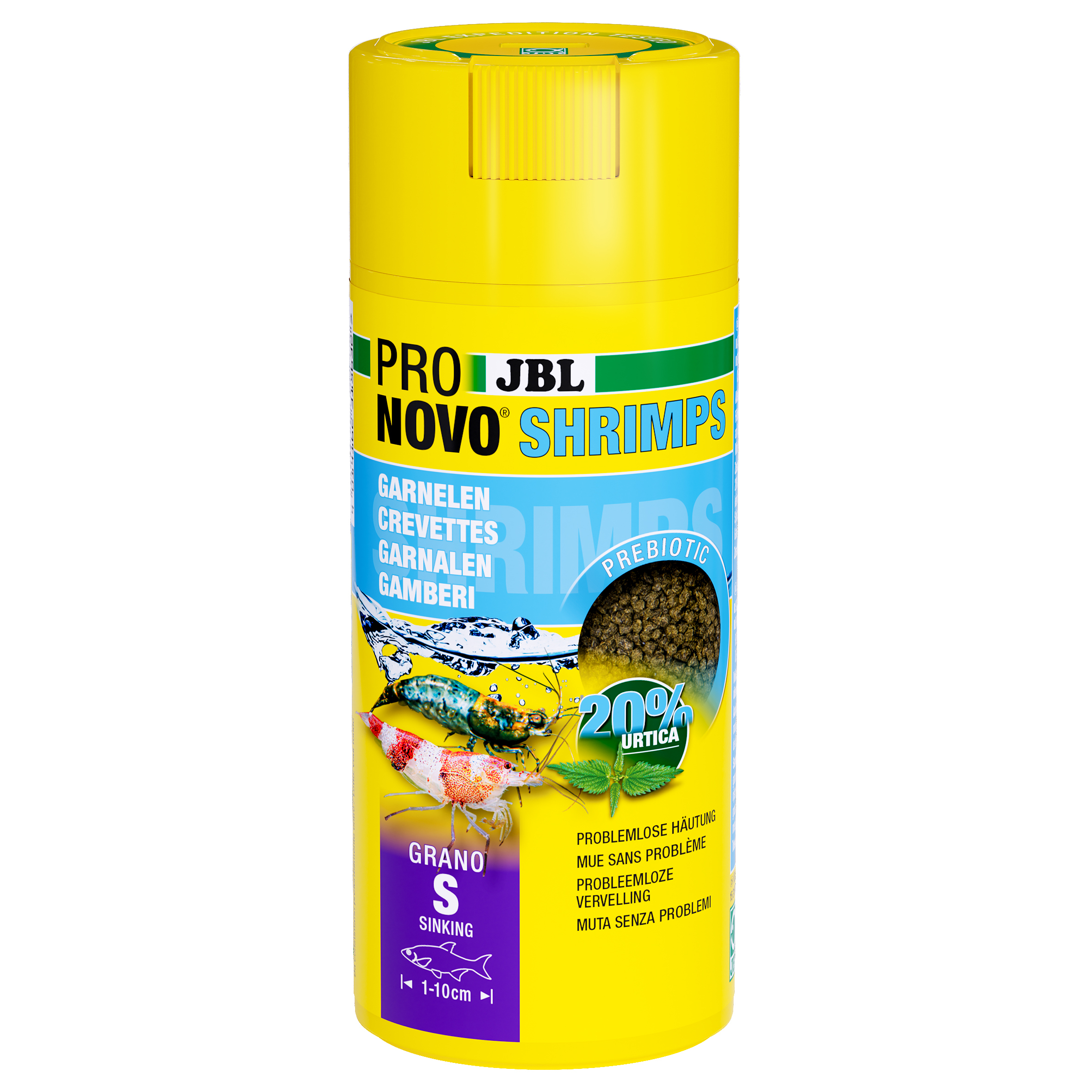 JBL Hauptfutter JBL PRONOVO Hauptfutter-Granulat für Garnelen S 250 ml