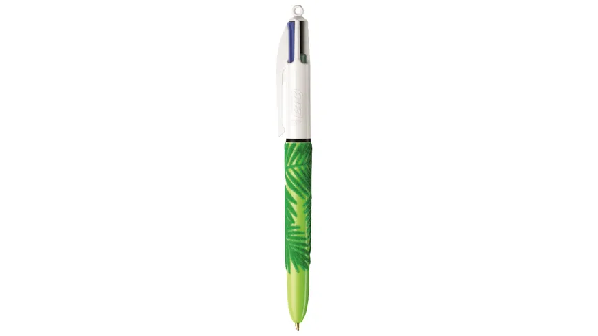BIC 4-Farben-Kugelschreiber Velour sortiert