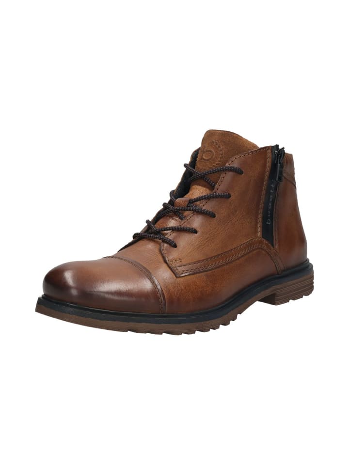 Bugatti Schnürstiefel in cognac günstig kaufen