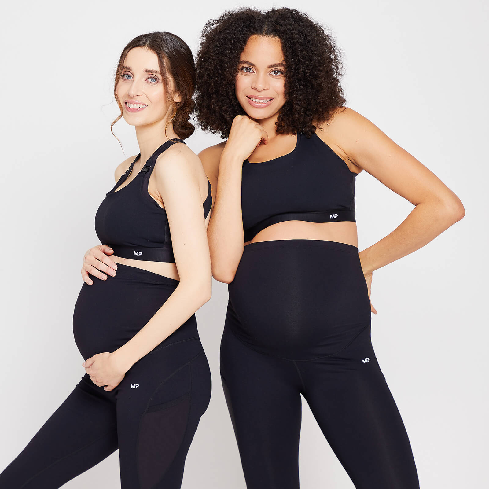Brassière de sport de maternité/d’allaitement MP Power pour femmes – Noir