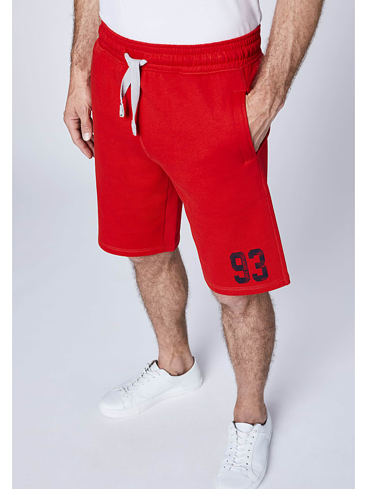 Oklahoma Jeans Sweatshorts in Flame Scarle günstig kaufen L