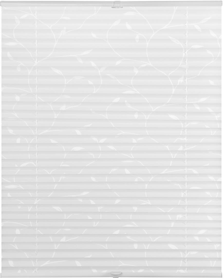Plissee Plissee Klemmfix, ohne Bohren, verspannt, Ausbrenner, LICHTBLICK ORIGINAL, halbtransparent, verspannt, Klemmfix