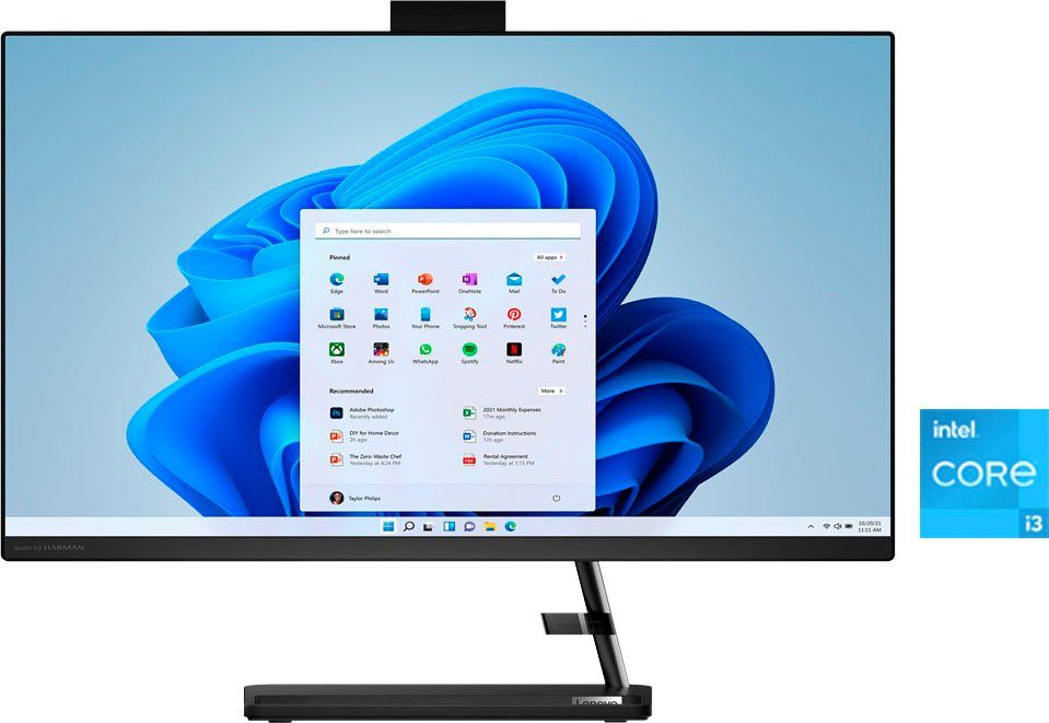 Lenovo IdeaCentre AIO 3 27IAP7 All-in-One PC (27 Zoll, Intel® Core i3 1220P, UHD Graphics, 8 GB RAM, 512 GB SSD)