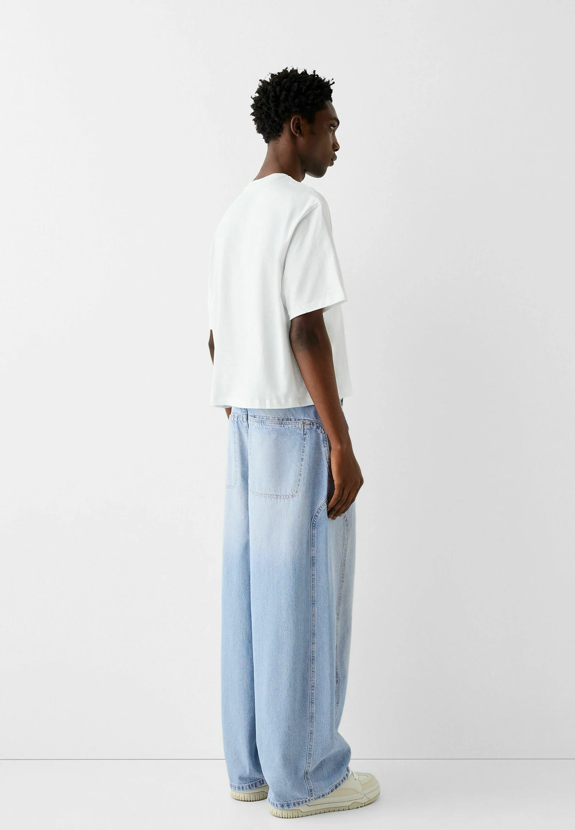 Bershka BAGGY BALLOON - Vaqueros holgados