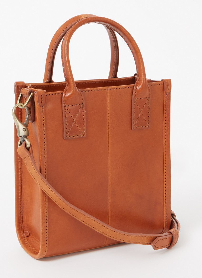 Geantă de mână O My Bag Jackie Mini din piele cu curea de umăr detașabilă.