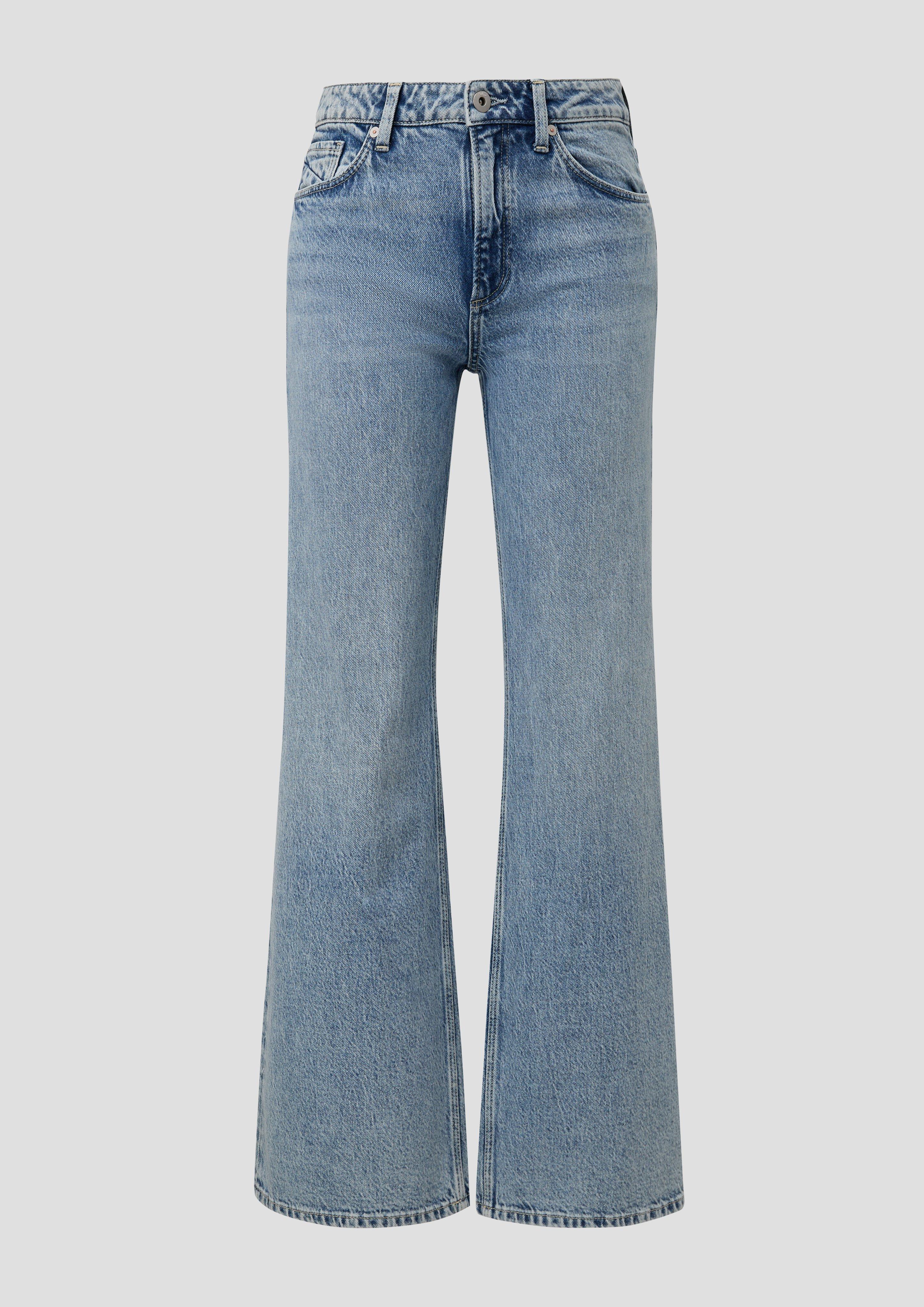 Jeans Catie / Slim Fit / High Rise / Wide Leg / Acid Wash  2140794-55Z2