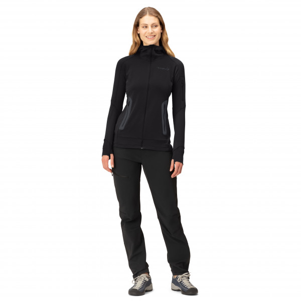 Norrøna - Women's Falketind Power Grid Hood - Fleecejacke