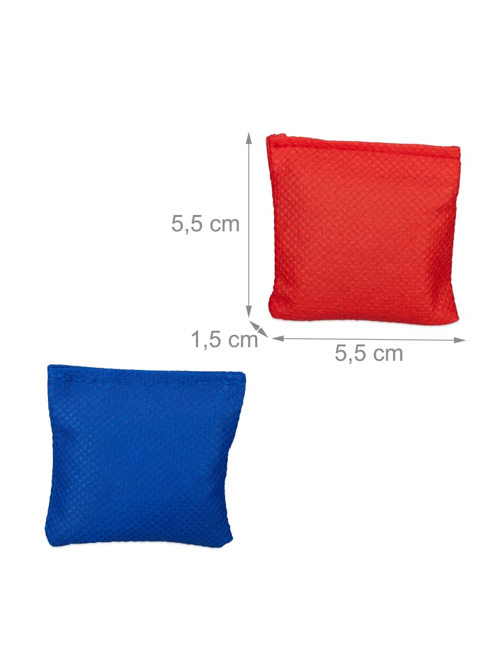 relaxdays 11tlg. Cornhole in Bunt - (B)29 x (H)18 x (T)58 cm günstig kaufen onesize