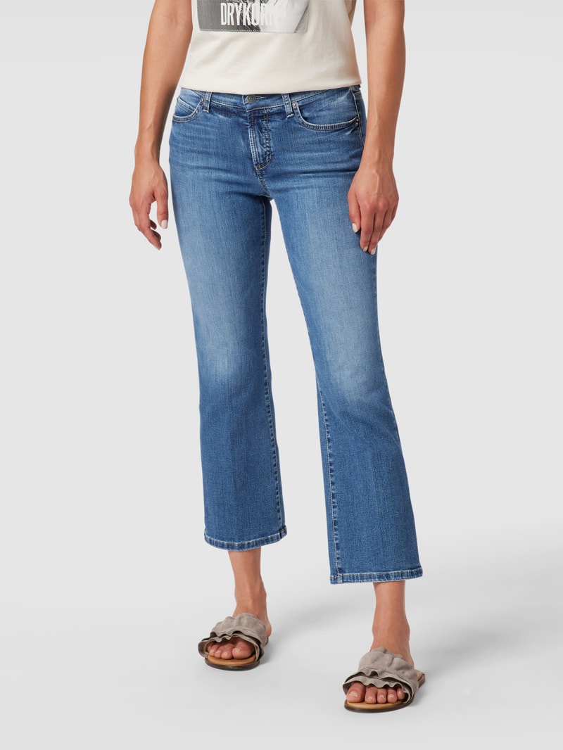 Jeans mit Stretch-Anteil Modell 'Paris' in blau