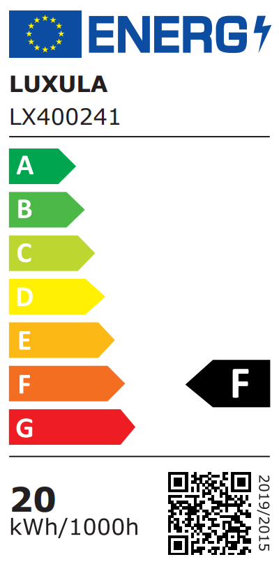 LUXULA LED-Fluter mit Schnellverbinder, white cover, 20 W, 4000 K (neutralweiß)