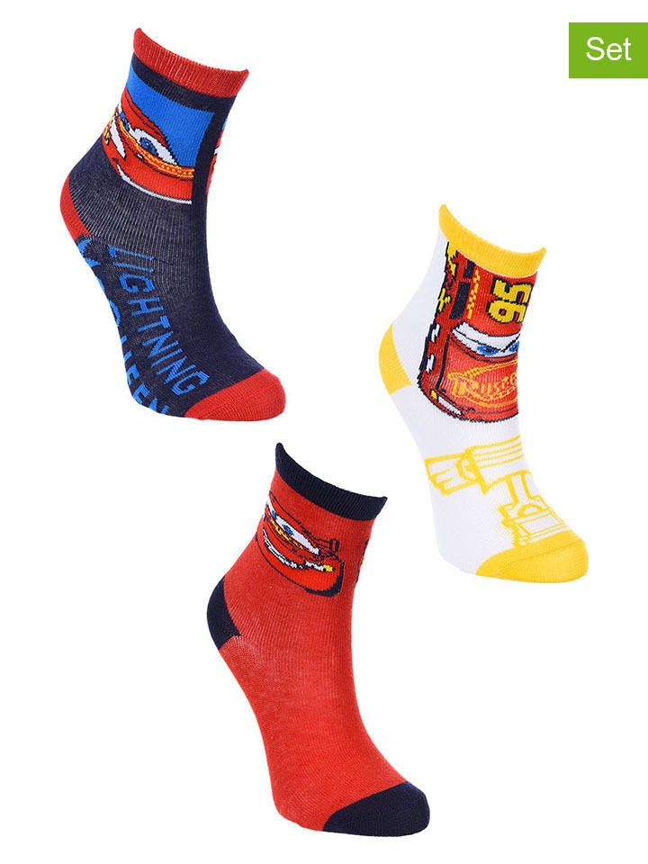 Disney Cars 3er-Set: Socken 