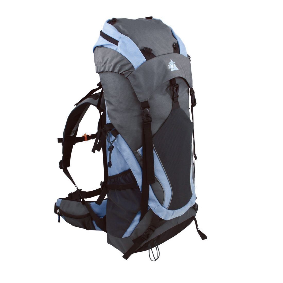 10T Trekkingrucksack 10T Tate 60 - Touren-, Trekking-Rucksack 60 Liter, Funktions-Staufächer, Regenschutz, 1650g