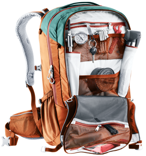 deuter Trans Alpine Pro 28 | Gut organisierter Fahrradrucksack