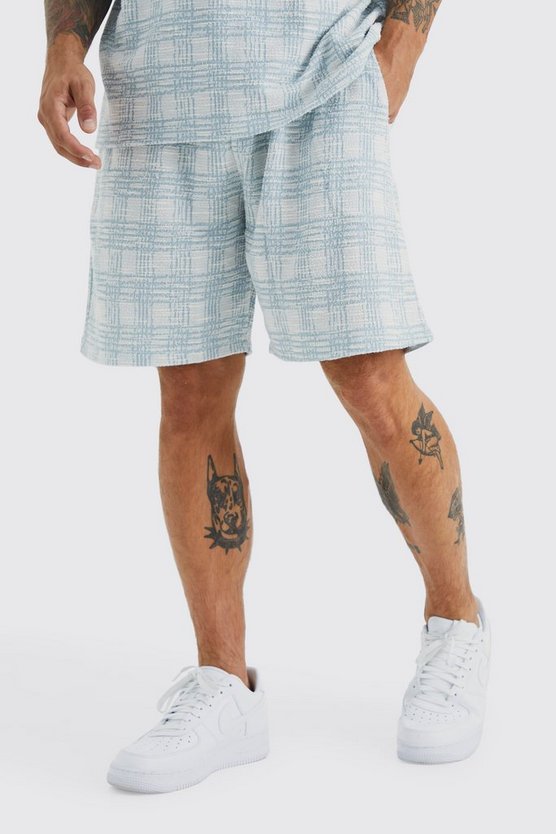Oversize Bouclee Jersey-Shorts