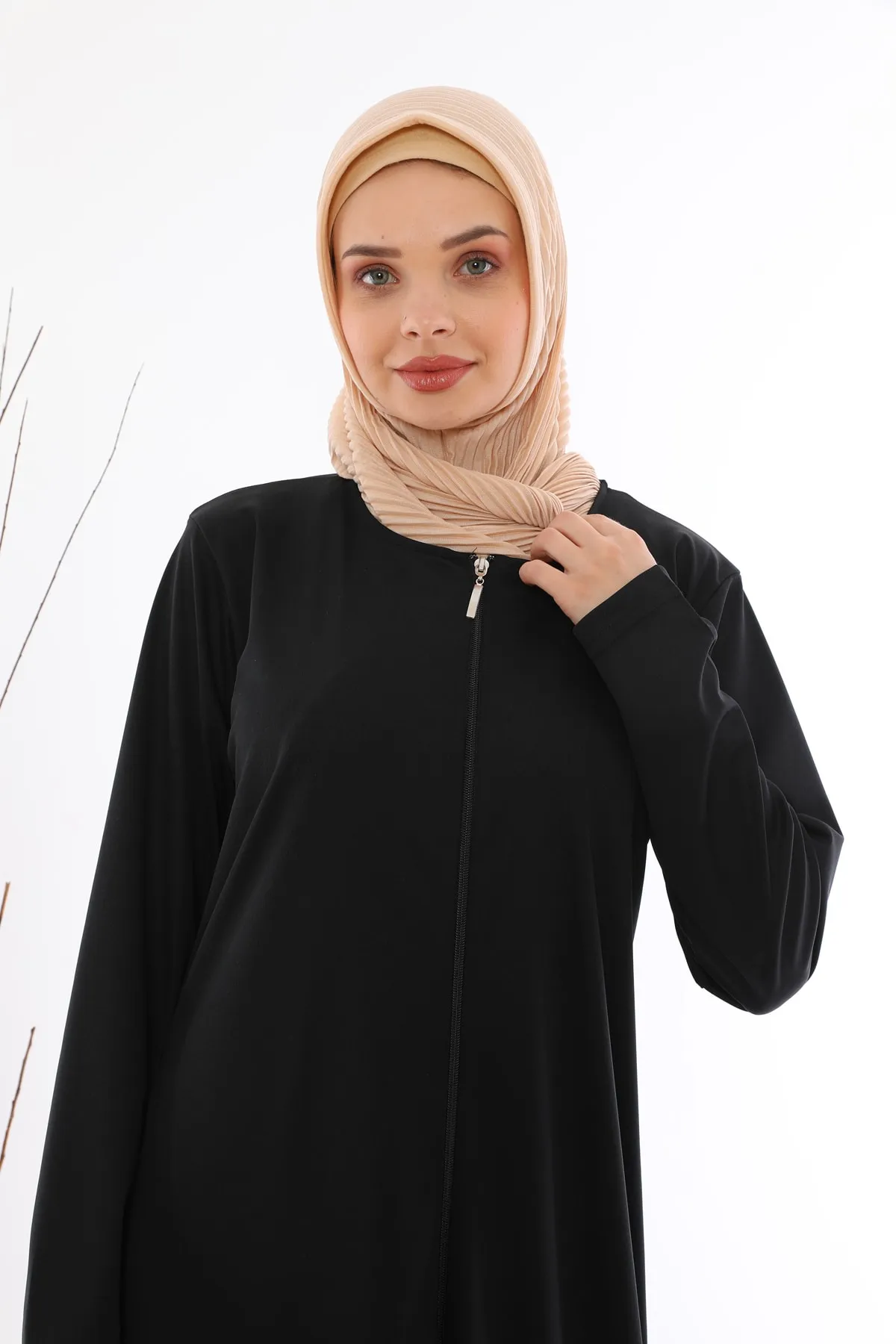 medipek  Damen-Gebetskleid Abaya mit Reißverschluss