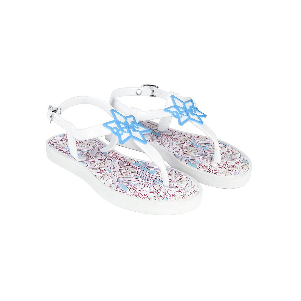 Frozen Zehentrenner mit Riemchen