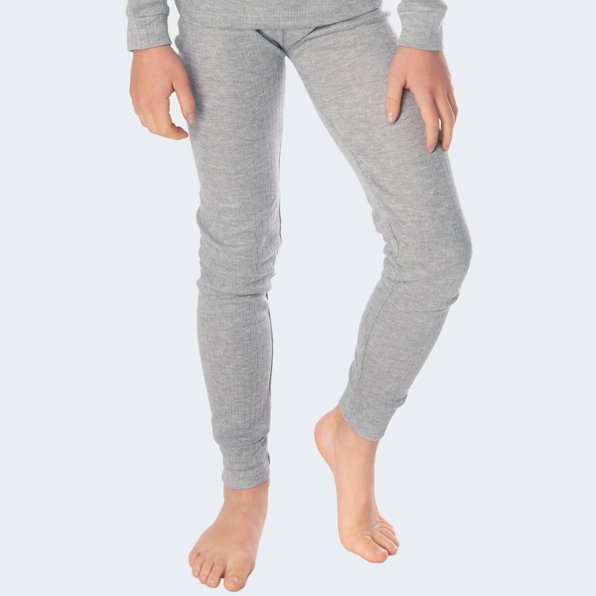 Black Snake Grau Kinder Thermounterhose