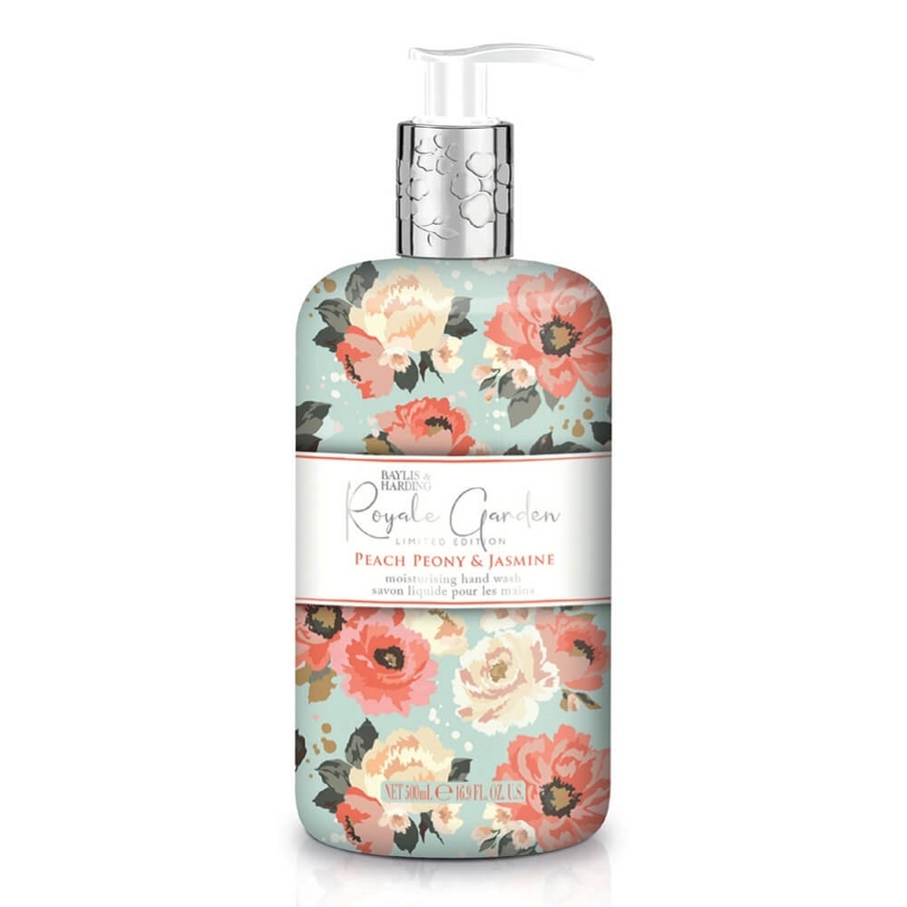 baylis & harding Royale Garden - Pêche, Pivoine et Jasmin Savon liquide mains