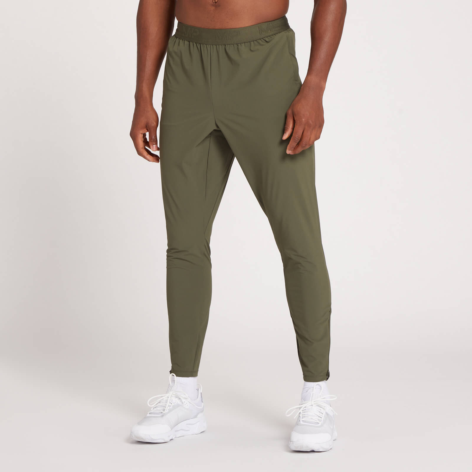 Jogging coupe slim MP Dynamic Training pour hommes – Vert kaki