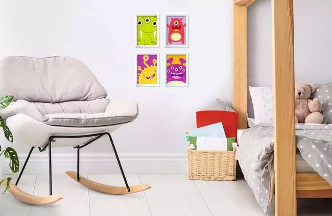 CreArt Lila Monster - Malen nach Zahlen für Kinder ab 7 Jahren