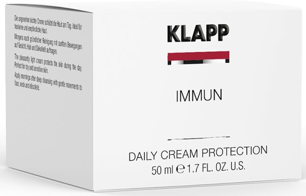 KLAPP Skin Care Science Immun Daily Cream Protection Gesichtscreme