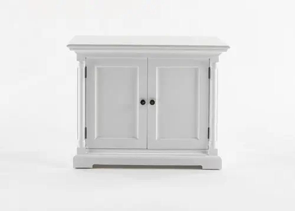 Novasolo Küchenbuffet Provence Verstellbare Regale, Single-Bay Hutch Kabinett