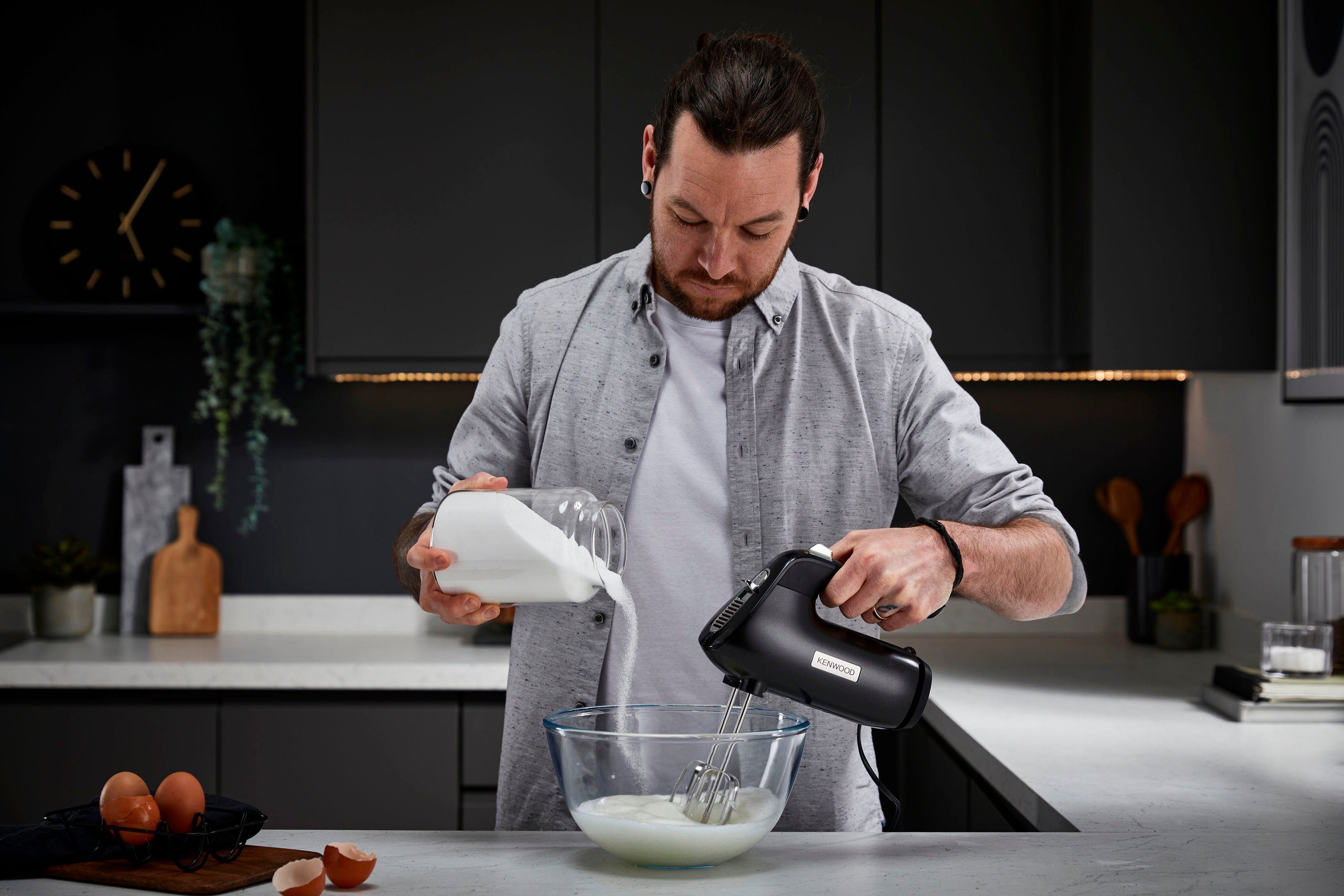 KENWOOD Handmixer QuickMix+ HMP50.000BK, 650 W, schwarz, 650 W, Autograph Collection